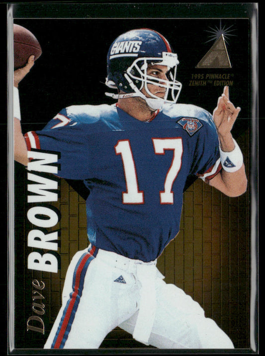 Dave Brown 1995 Zenith #Z82 New York Giants