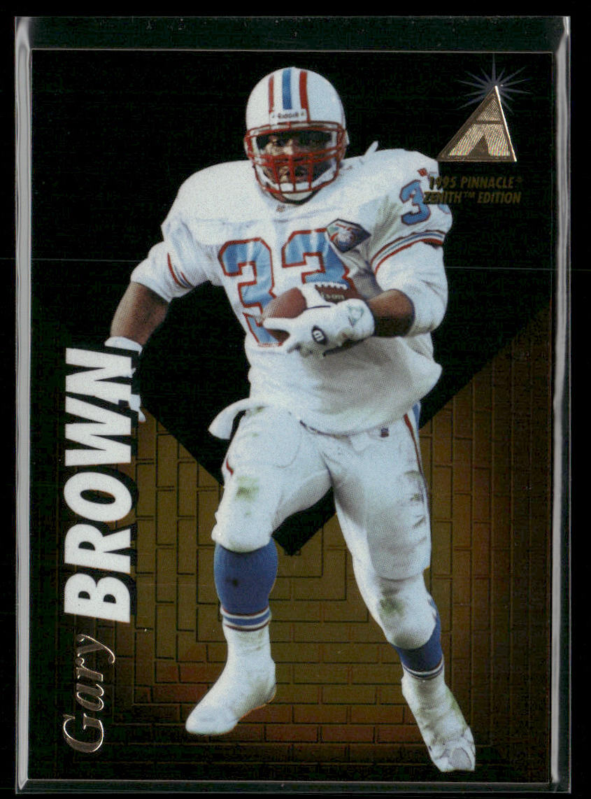 Gary Brown 1995 Zenith #Z83 Houston Oilers
