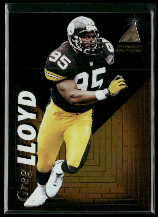 Greg Lloyd 1995 Zenith #Z105 Pittsburgh Steelers