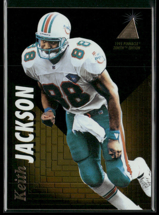 Keith Jackson 1995 Zenith #Z108 Miami Dolphins