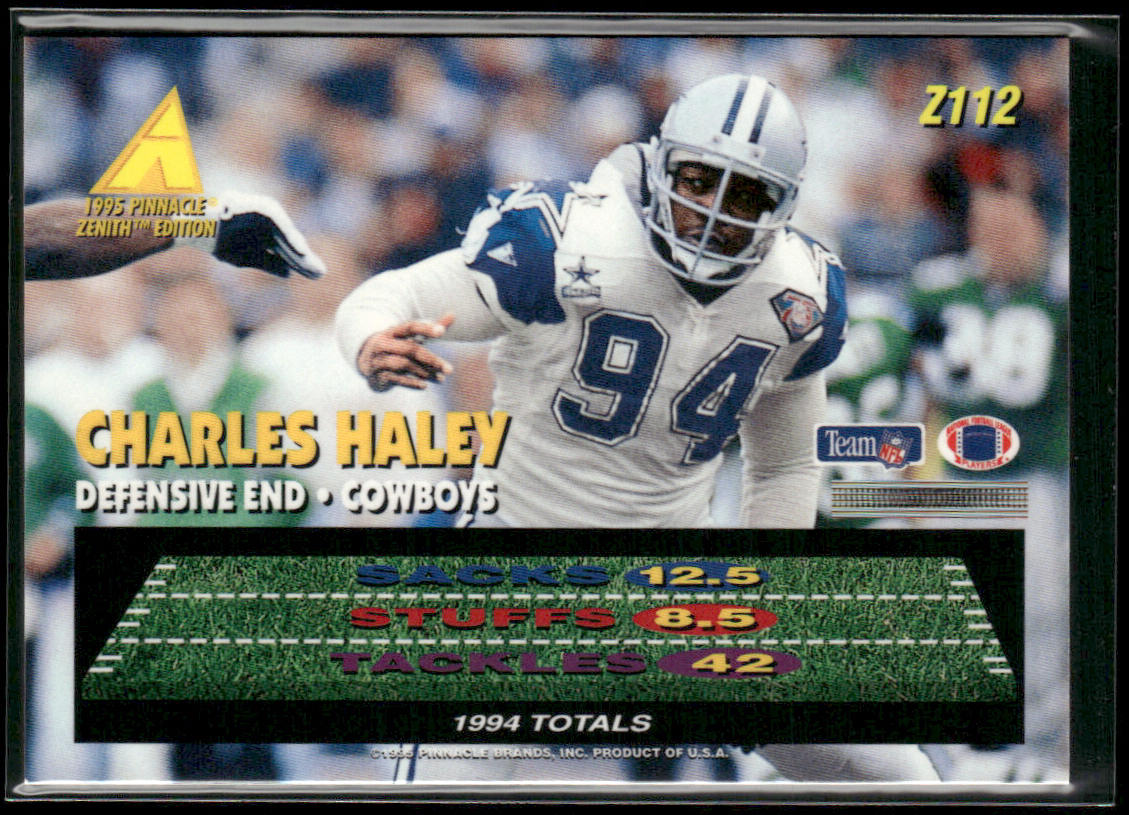 Charles Haley 1995 Zenith #Z112 Dallas Cowboys