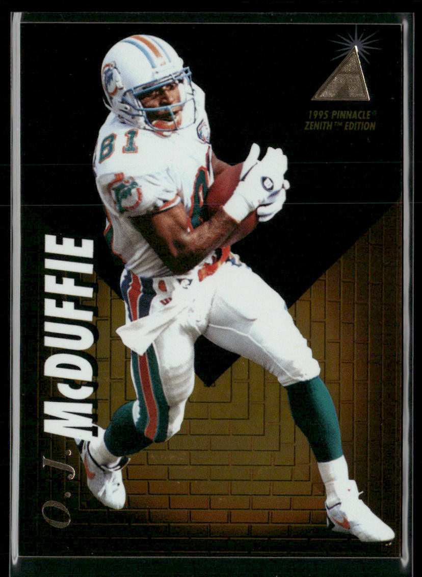 O.J. McDuffie 1995 Zenith #Z115 Miami Dolphins