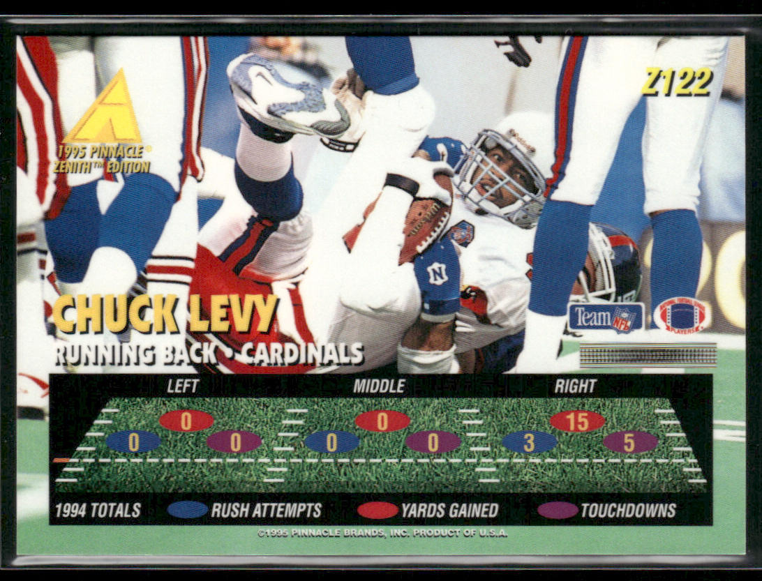 Chuck Levy 1995 Zenith #Z122 Arizona Cardinals