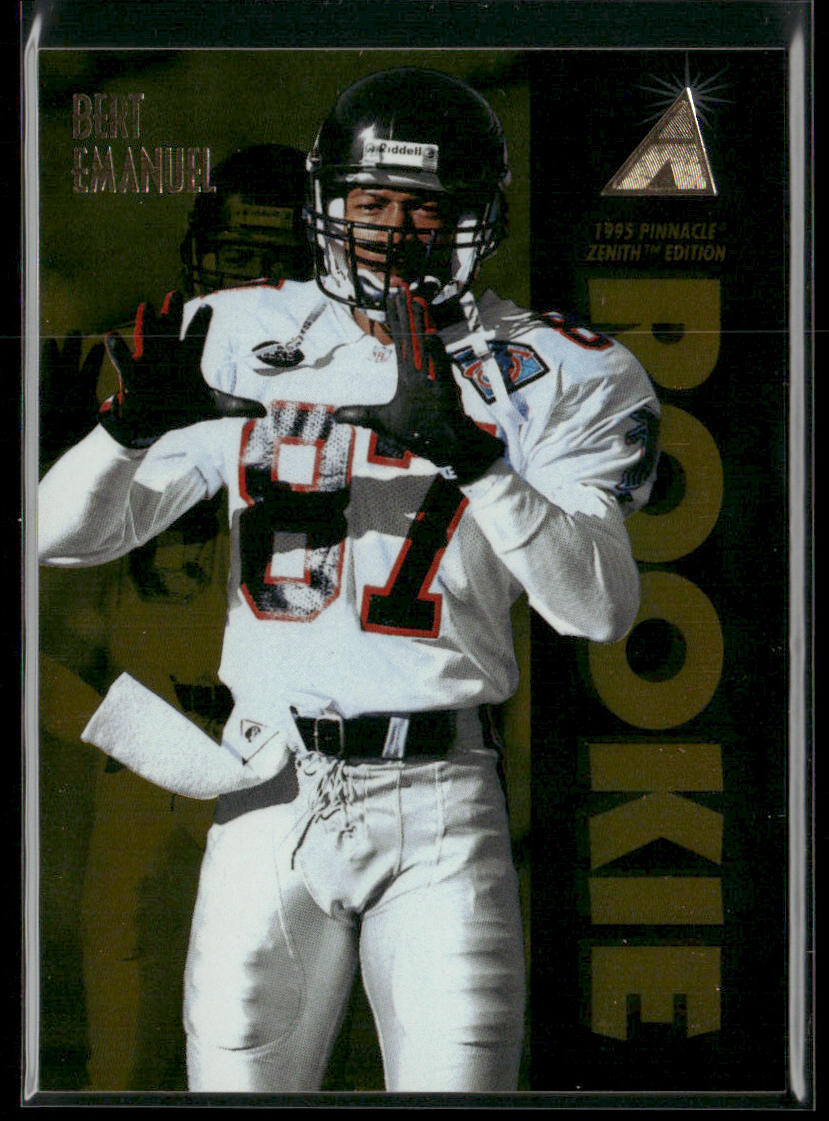 Bert Emanuel 1995 Zenith #Z130 Atlanta Falcons