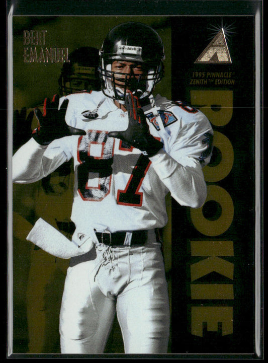 Bert Emanuel 1995 Zenith #Z130 Atlanta Falcons