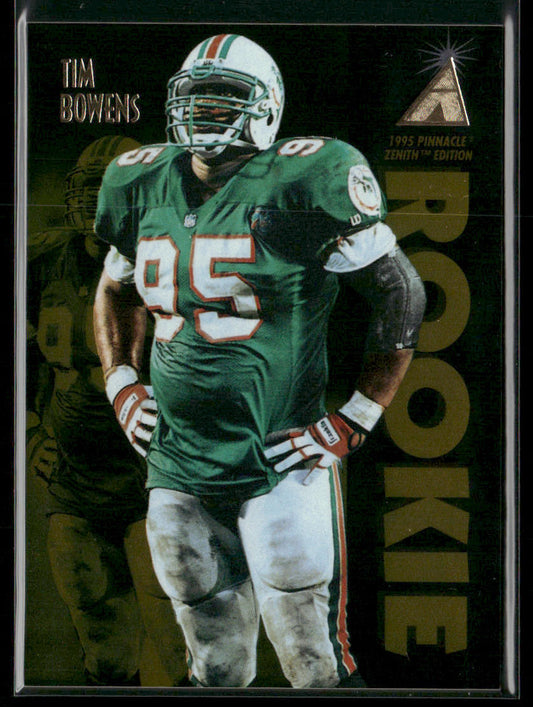 Tim Bowens 1995 Zenith #Z137 Miami Dolphins