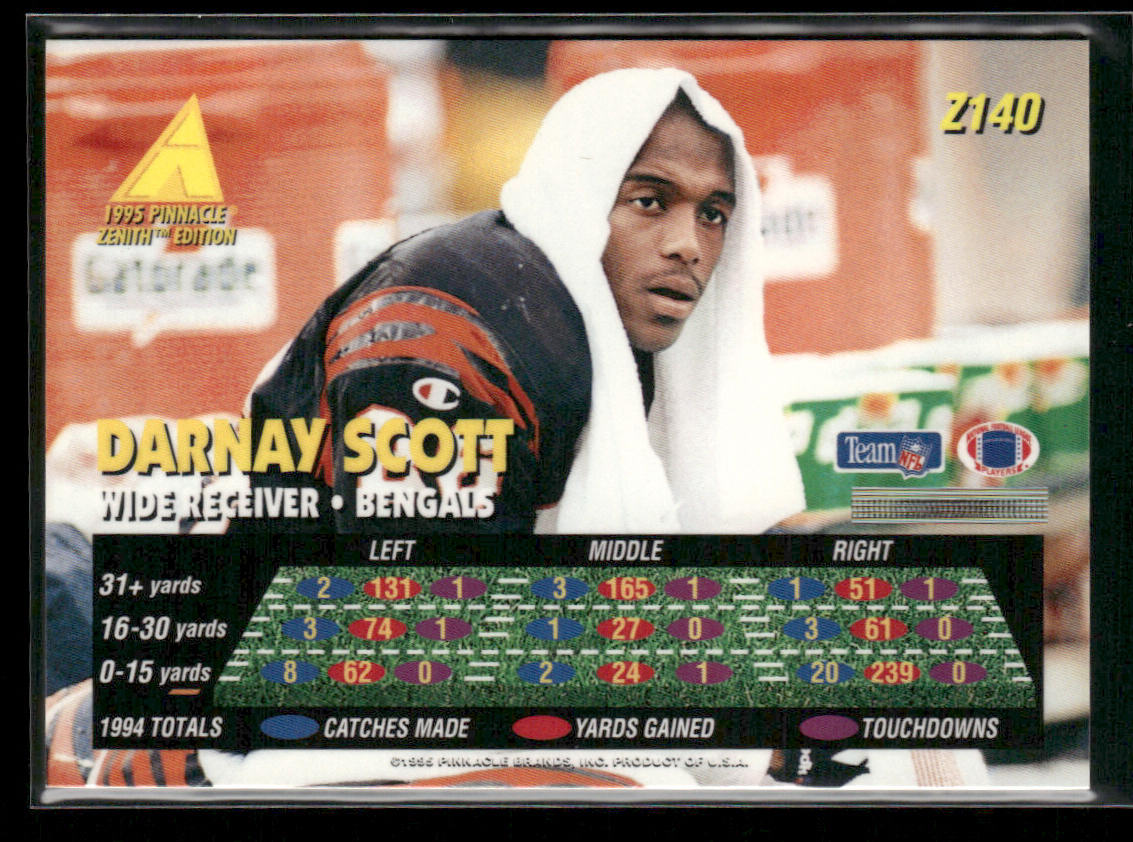 Darnay Scott 1995 Zenith #Z140 Cincinnati Bengals