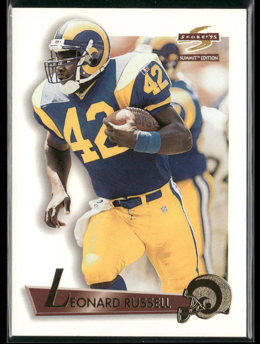 Leonard Russell 1995 Summit #37 St. Louis Rams