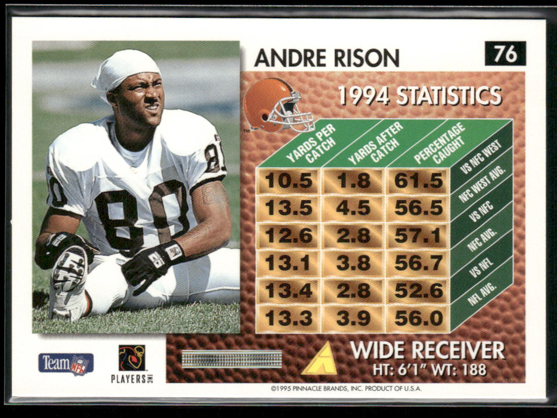 Andre Rison 1995 Summit #76 Cleveland Browns