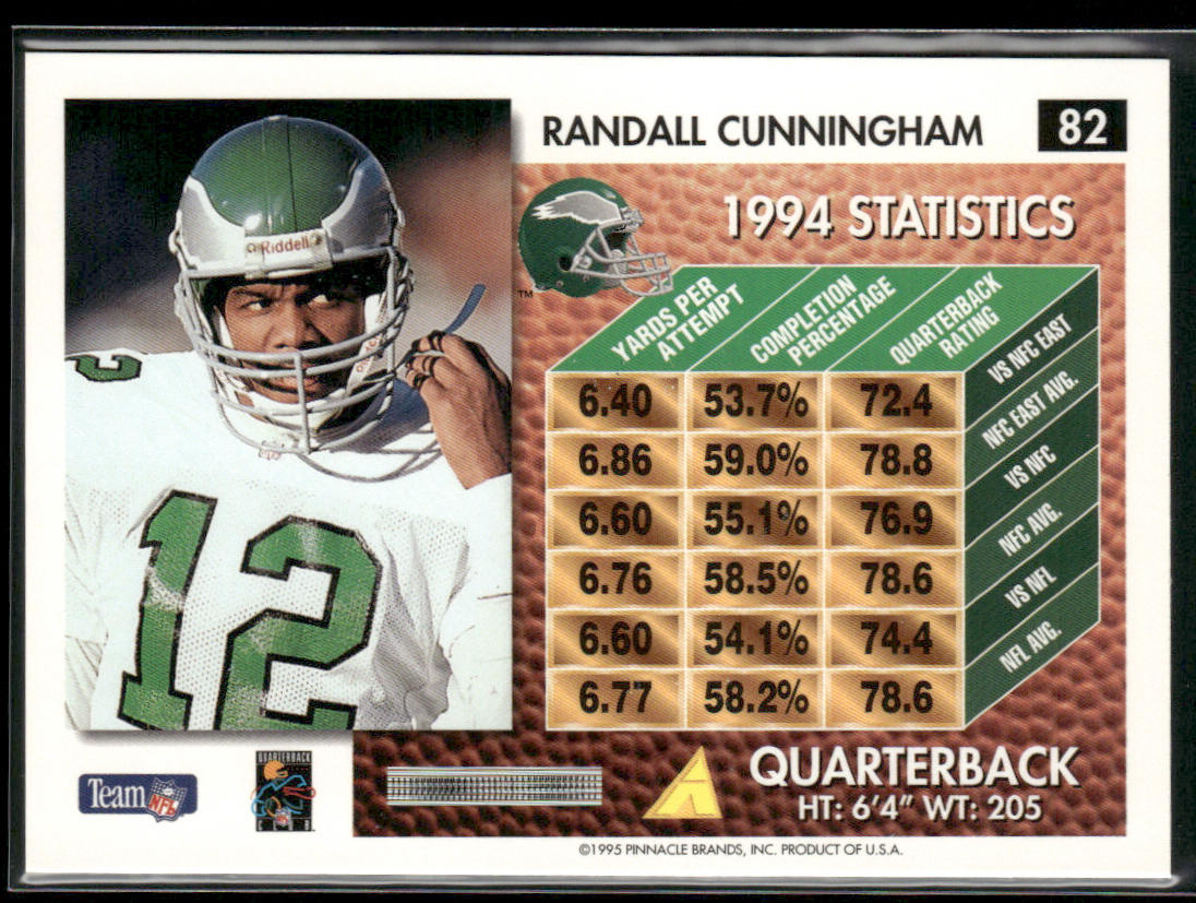 Randall Cunningham 1995 Summit #82 Philadelphia Eagles