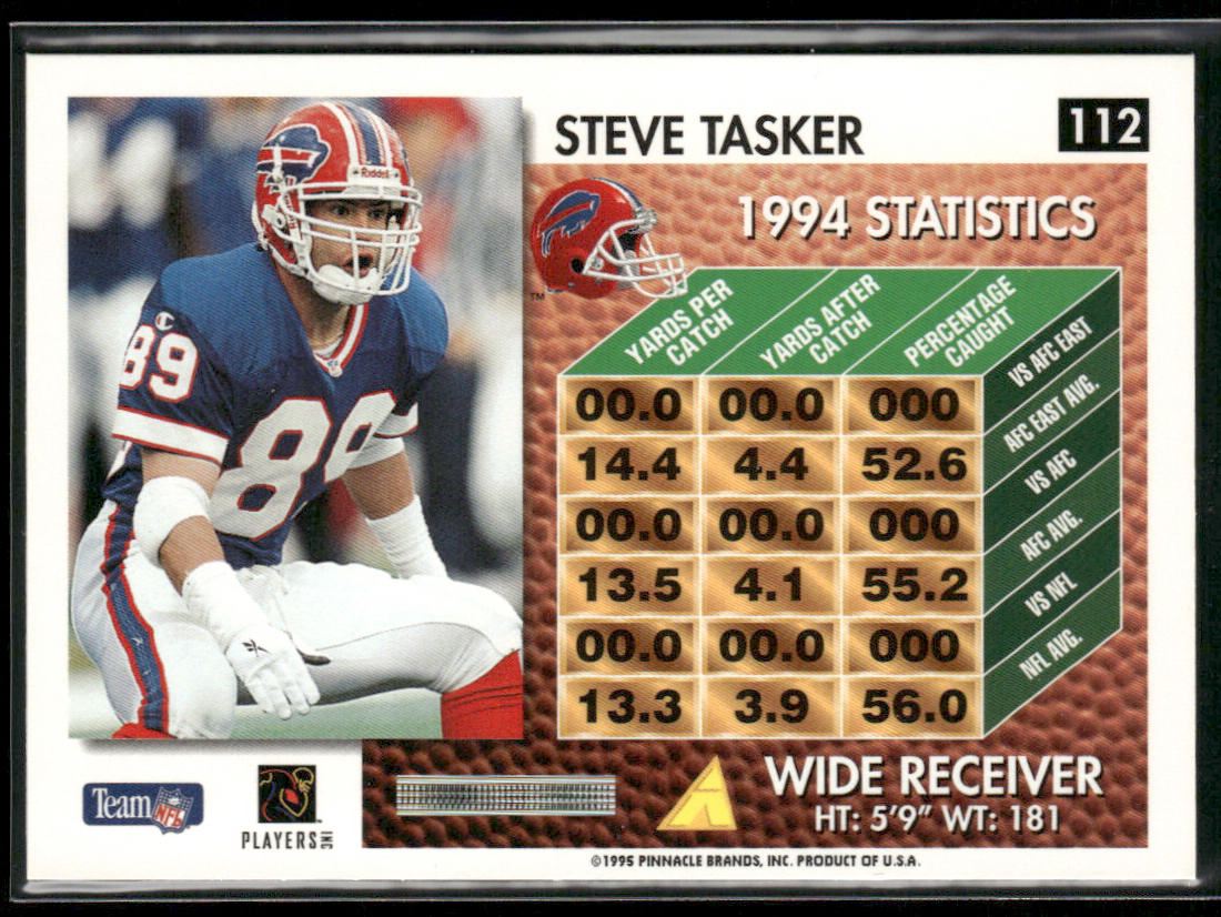 Steve Tasker 1995 Summit #112 Buffalo Bills