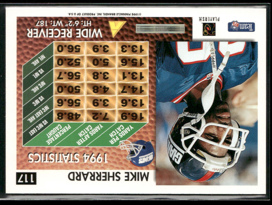 Mike Sherrard 1995 Summit #117 New York Giants