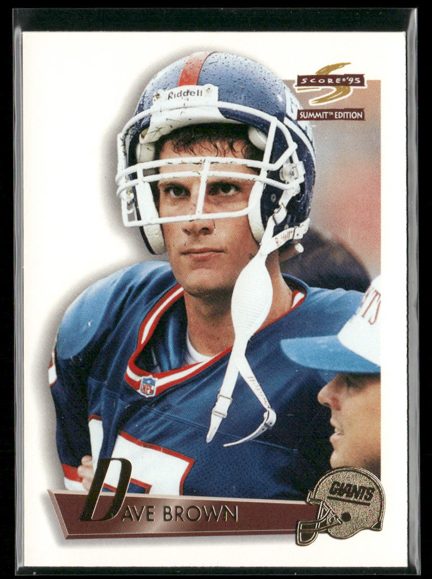 Dave Brown 1995 Summit #122 New York Giants