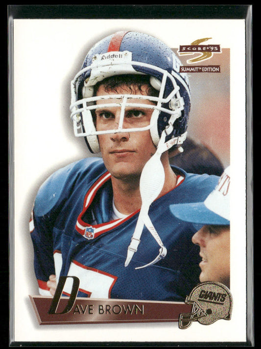 Dave Brown 1995 Summit #122 New York Giants