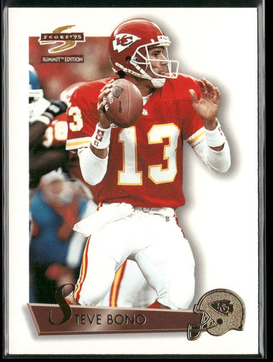 Steve Bono 1995 Summit #124 Kansas City Chiefs