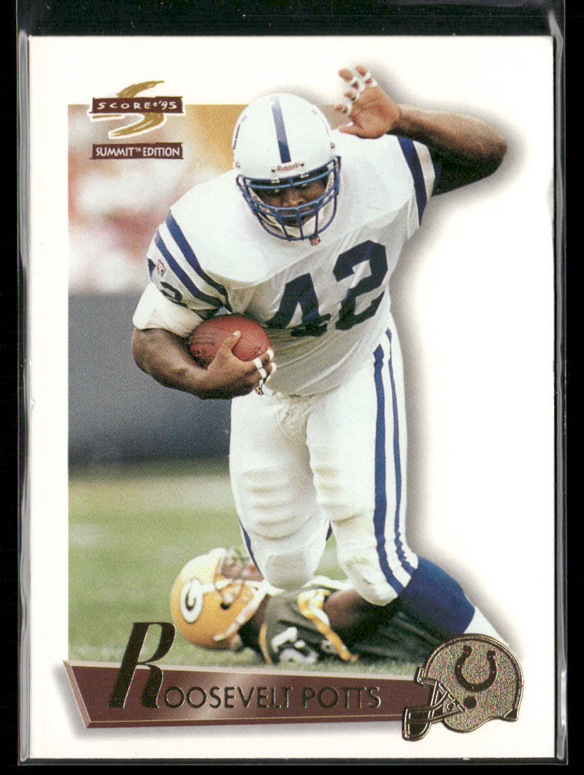 Roosevelt Potts 1995 Summit #132 Indianapolis Colts