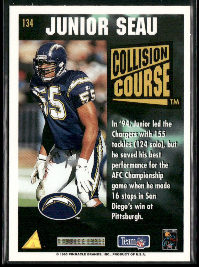 Junior Seau 1995 Summit #134 San Diego Chargers
