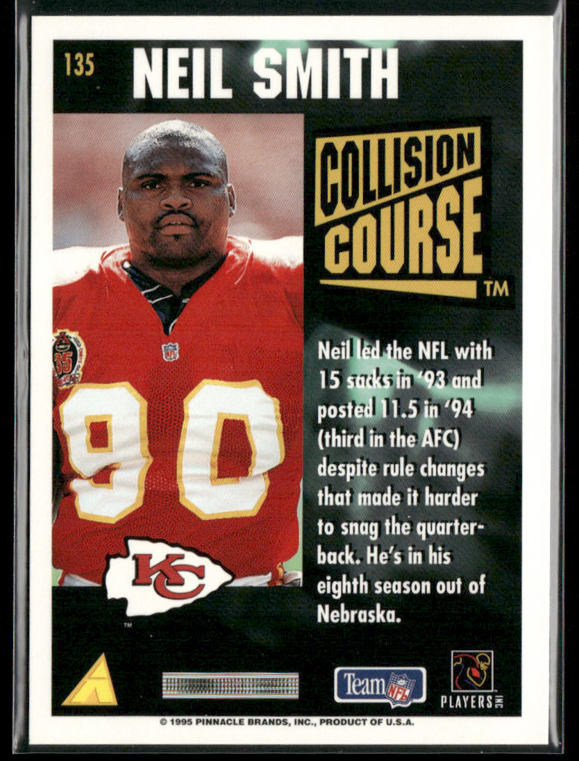 Neil Smith 1995 Summit #135 Kansas City Chiefs