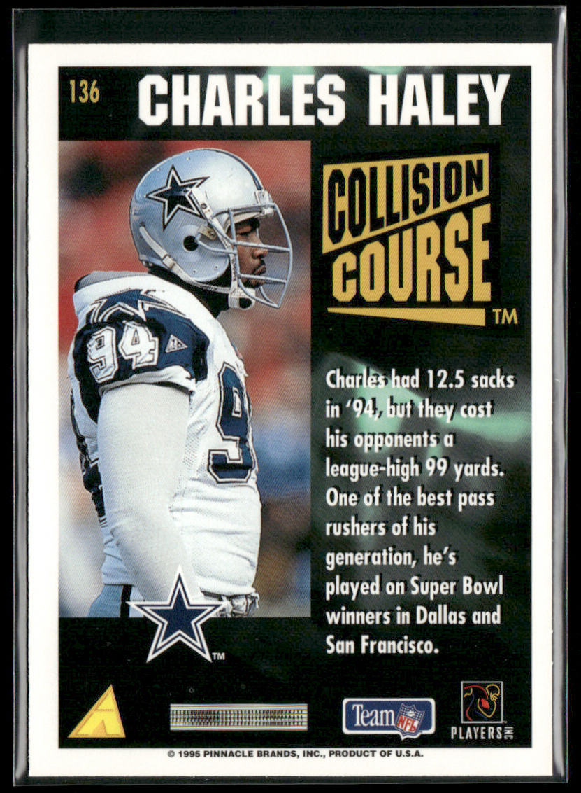 Charles Haley 1995 Summit #136 Dallas Cowboys