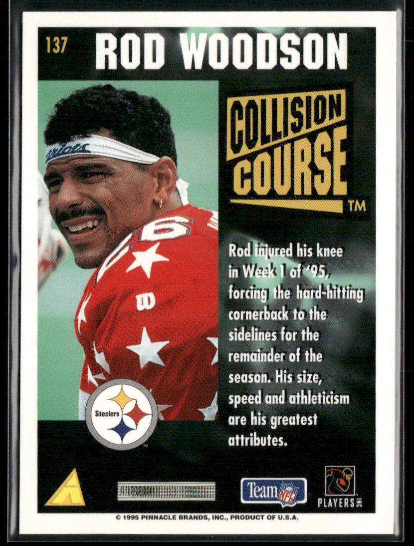 Rod Woodson 1995 Summit #137 Pittsburgh Steelers