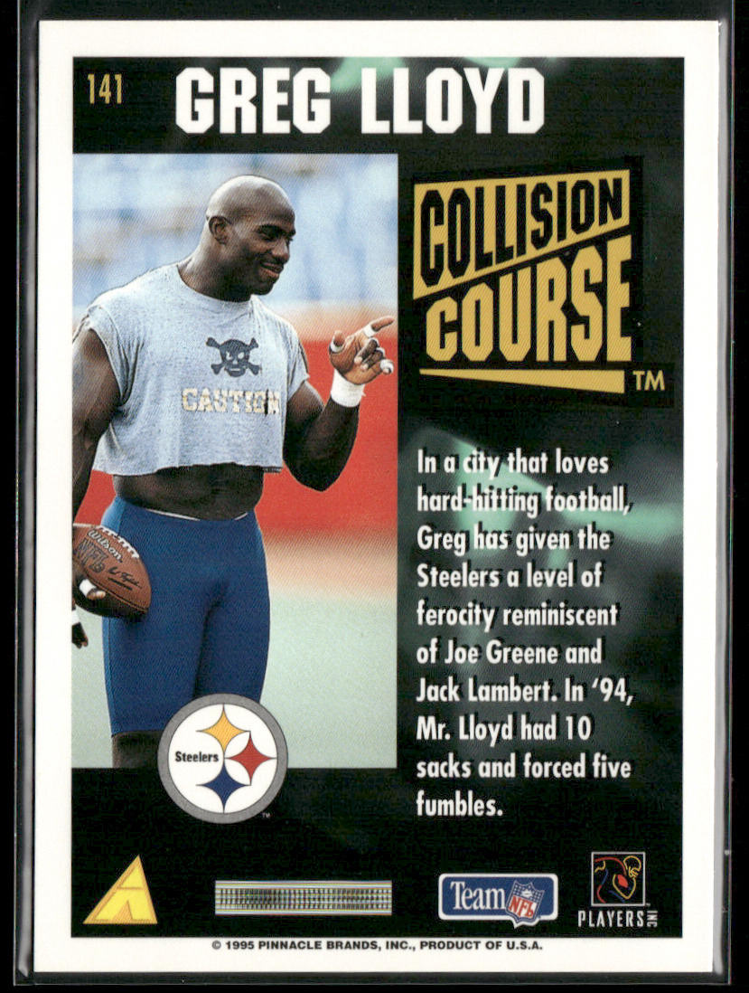 Greg Lloyd 1995 Summit #141 Pittsburgh Steelers