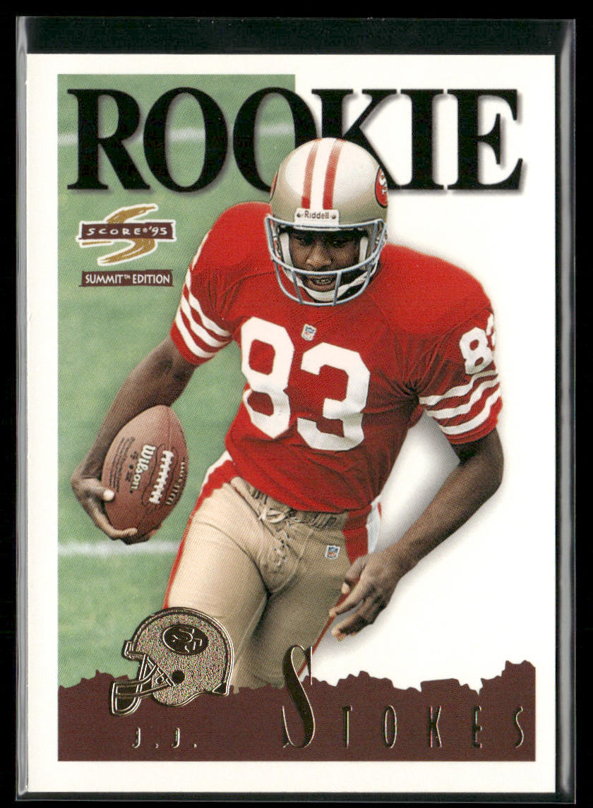 J.J. Stokes 1995 Summit #144 RC San Francisco 49ers