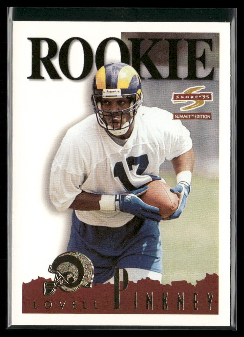 Lovell Pinkney 1995 Summit #150 RC St. Louis Rams