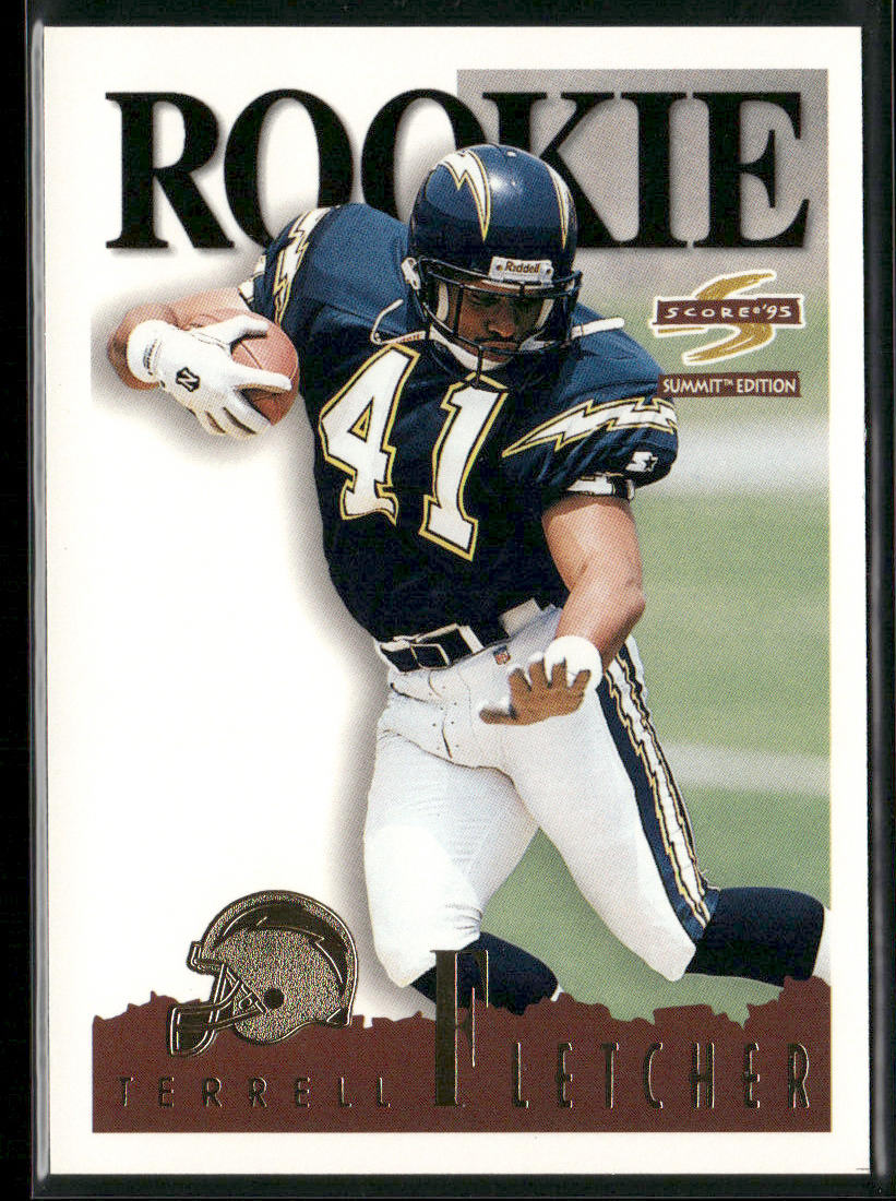 Terrell Fletcher 1995 Summit #165 RC San Diego Chargers
