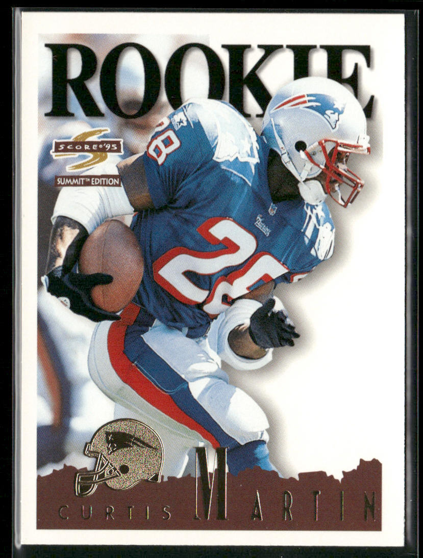 Curtis Martin 1995 Summit #166 RC New England Patriots