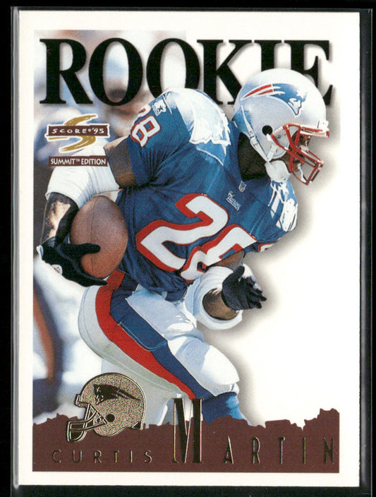Curtis Martin 1995 Summit #166 RC New England Patriots