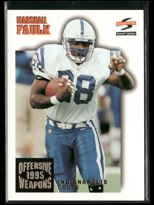 Marshall Faulk 1995 Summit #175 Indianapolis Colts