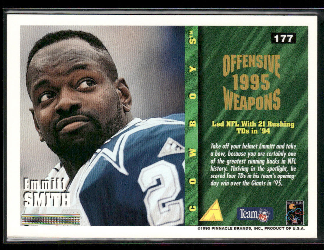 Emmitt Smith 1995 Summit #177 Dallas Cowboys