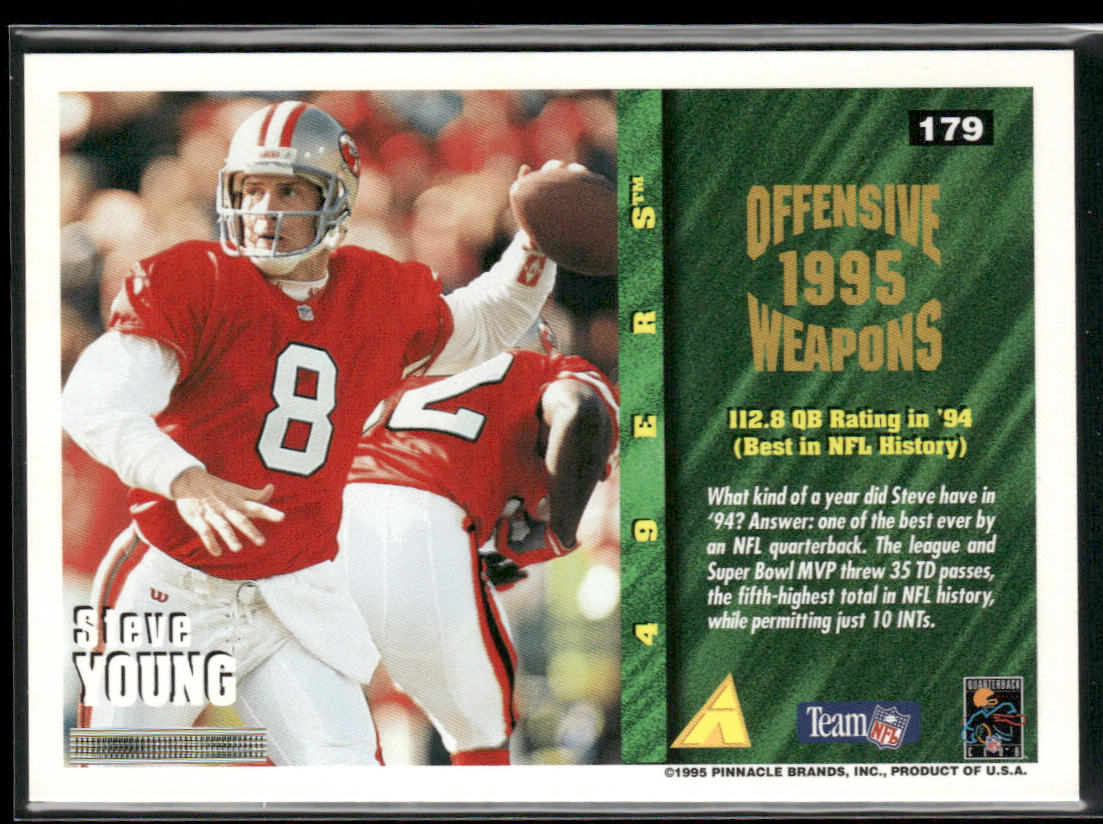 Steve Young 1995 Summit #179 San Francisco 49ers