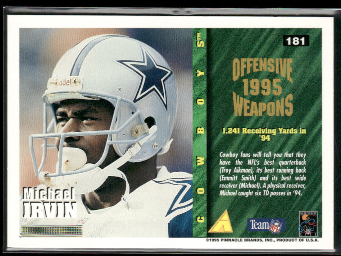 Michael Irvin 1995 Summit #181 Dallas Cowboys