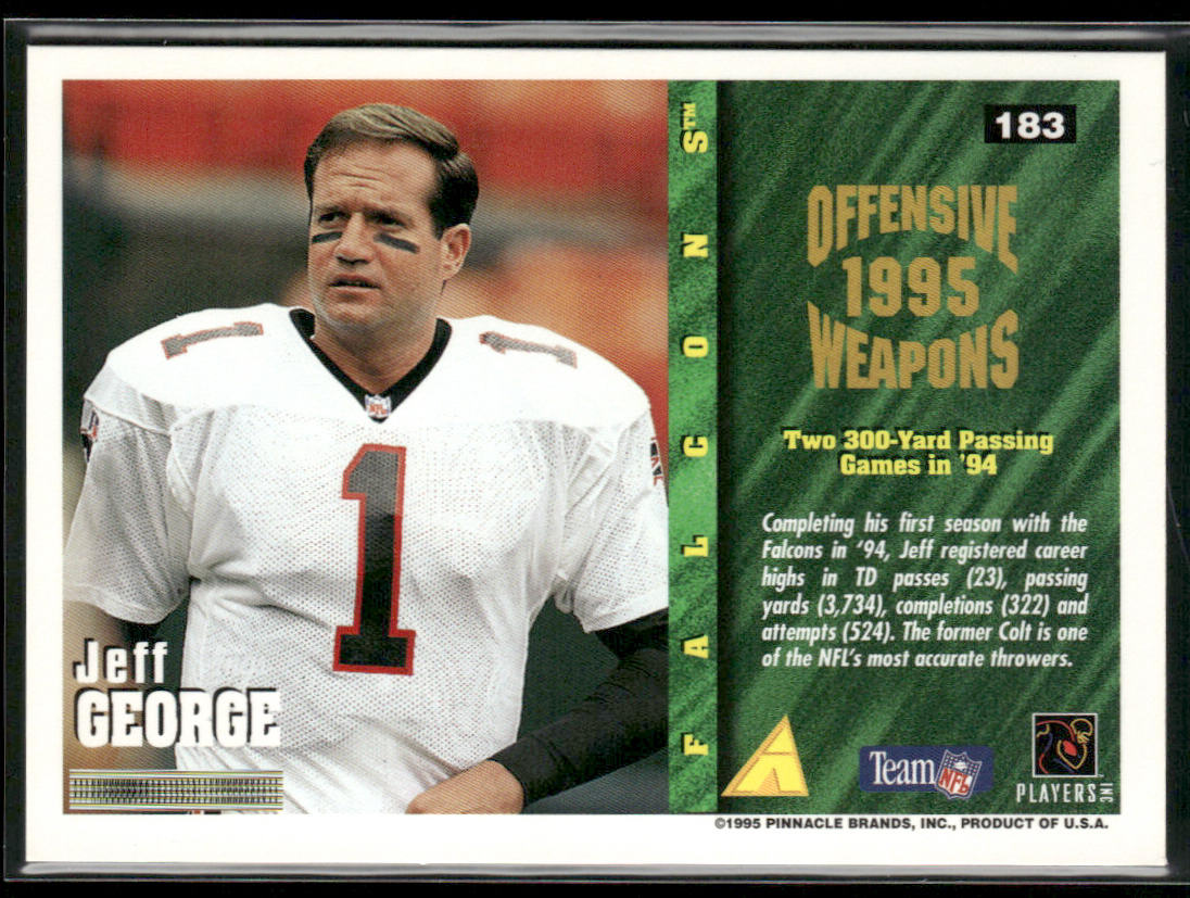 Jeff George 1995 Summit #183 Atlanta Falcons