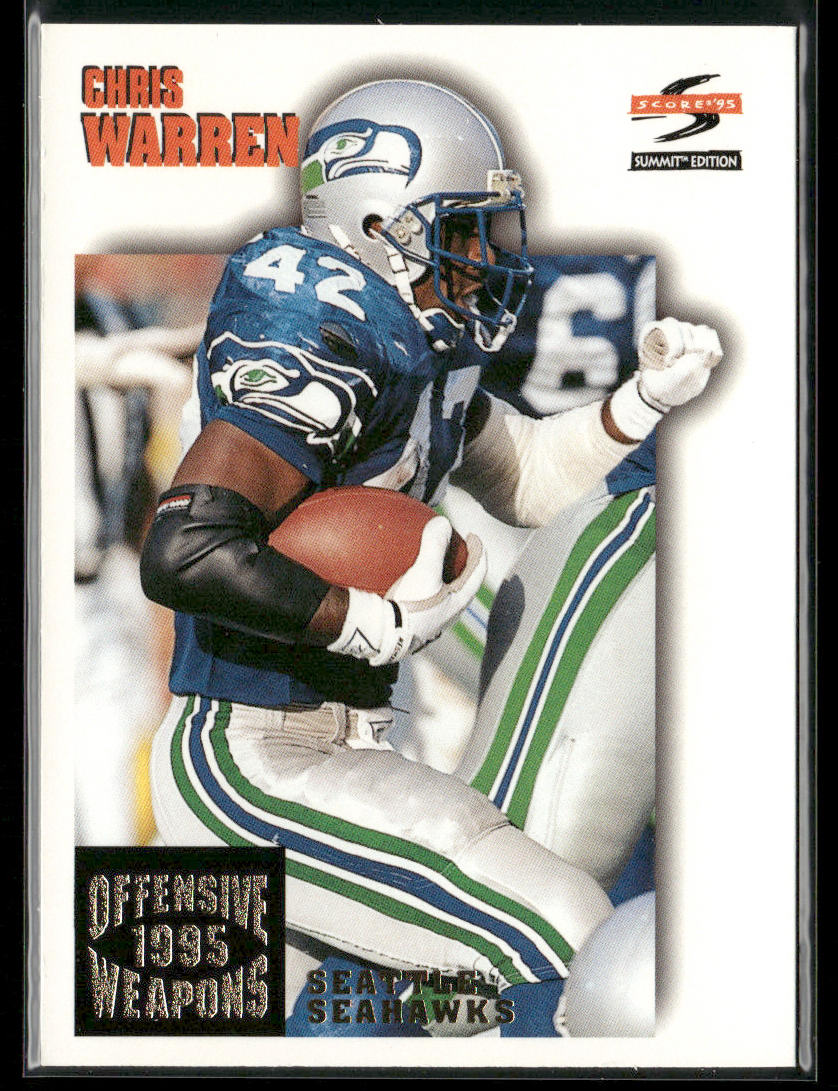 Chris Warren 1995 Summit #184 Seattle Seahawks