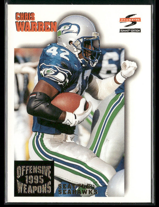 Chris Warren 1995 Summit #184 Seattle Seahawks