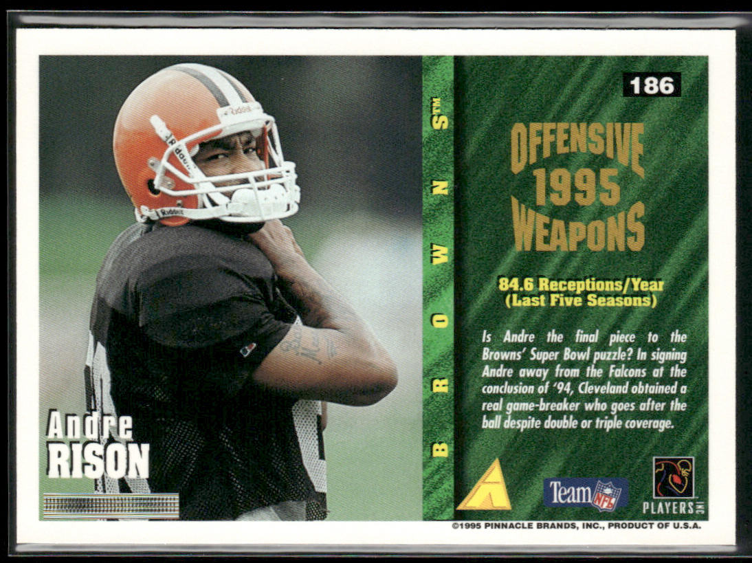 Andre Rison 1995 Summit #186 Cleveland Browns