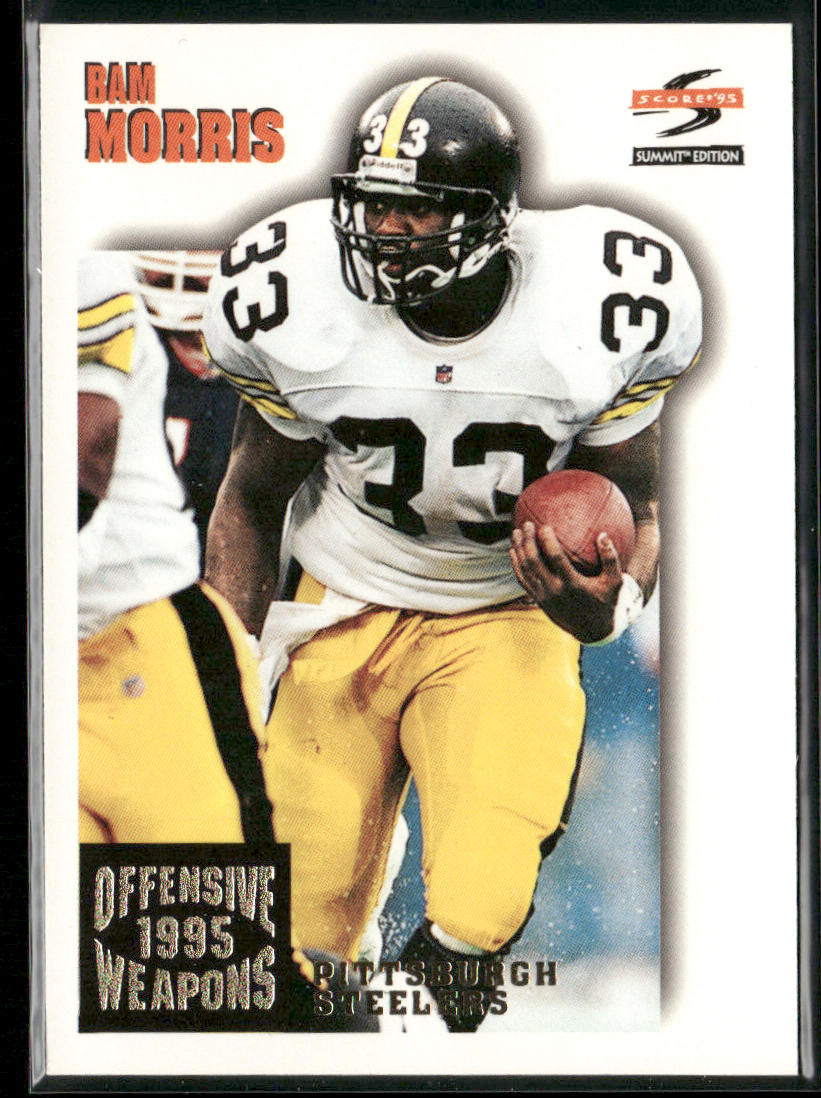 Bam Morris 1995 Summit #187 Pittsburgh Steelers
