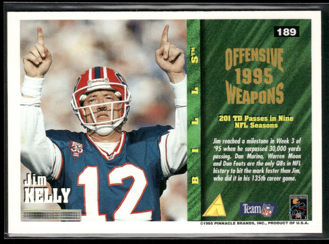 Jim Kelly 1995 Summit #189 Buffalo Bills