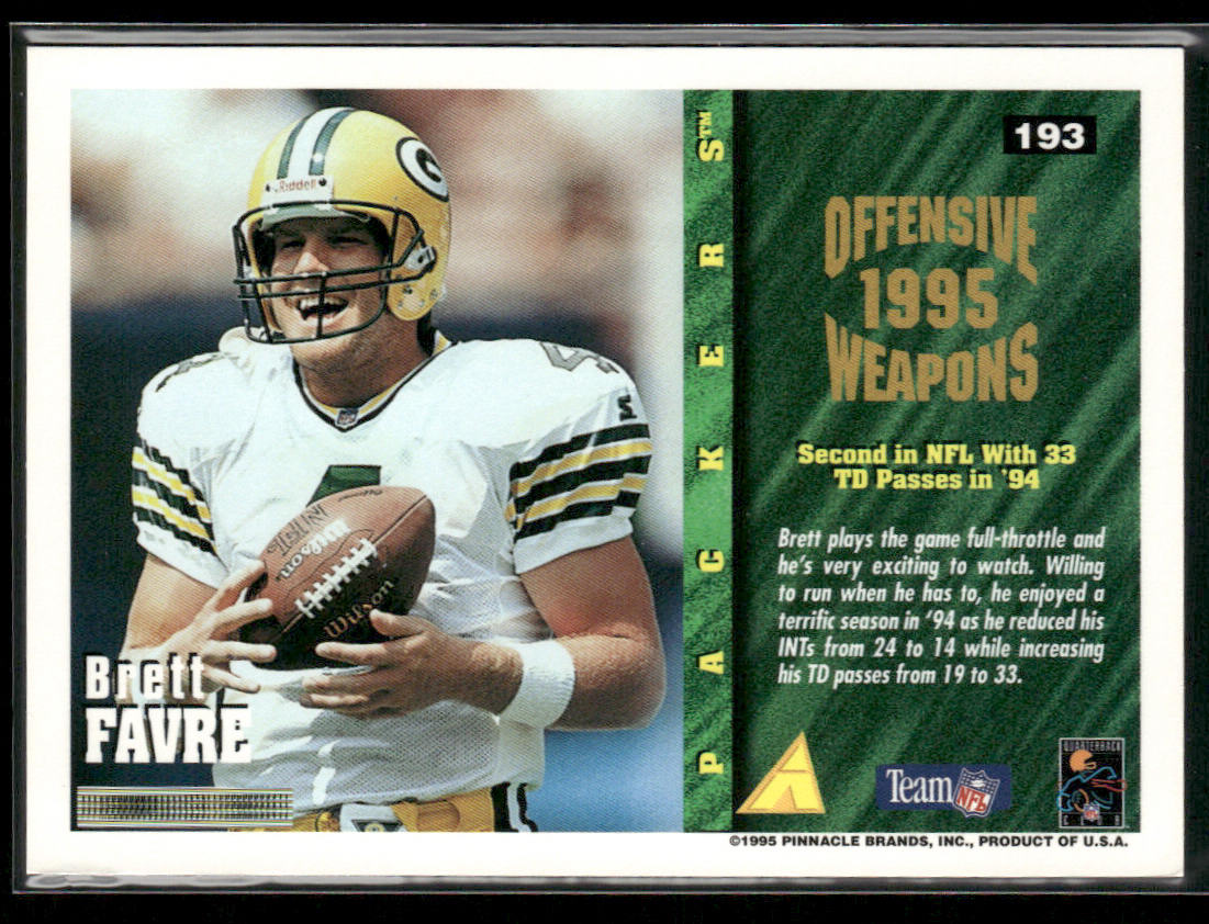 Brett Favre 1995 Summit #193 Green Bay Packers