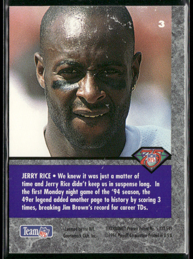 Jerry Rice 1994 Playoff Contenders #3 San Francisco 49ers