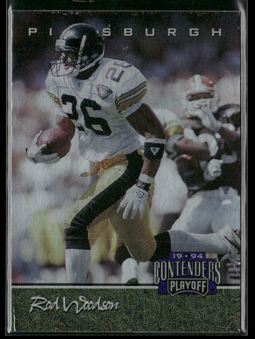 Rod Woodson 1994 Playoff Contenders #4 Pittsburgh Steelers
