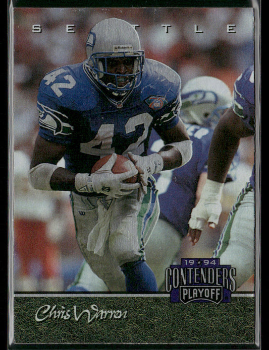Chris Warren 1994 Playoff Contenders #7 Seattle Seahawks