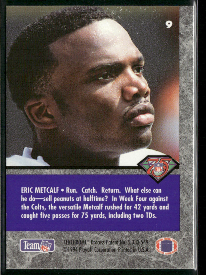 Eric Metcalf 1994 Playoff Contenders #9 Cleveland Browns