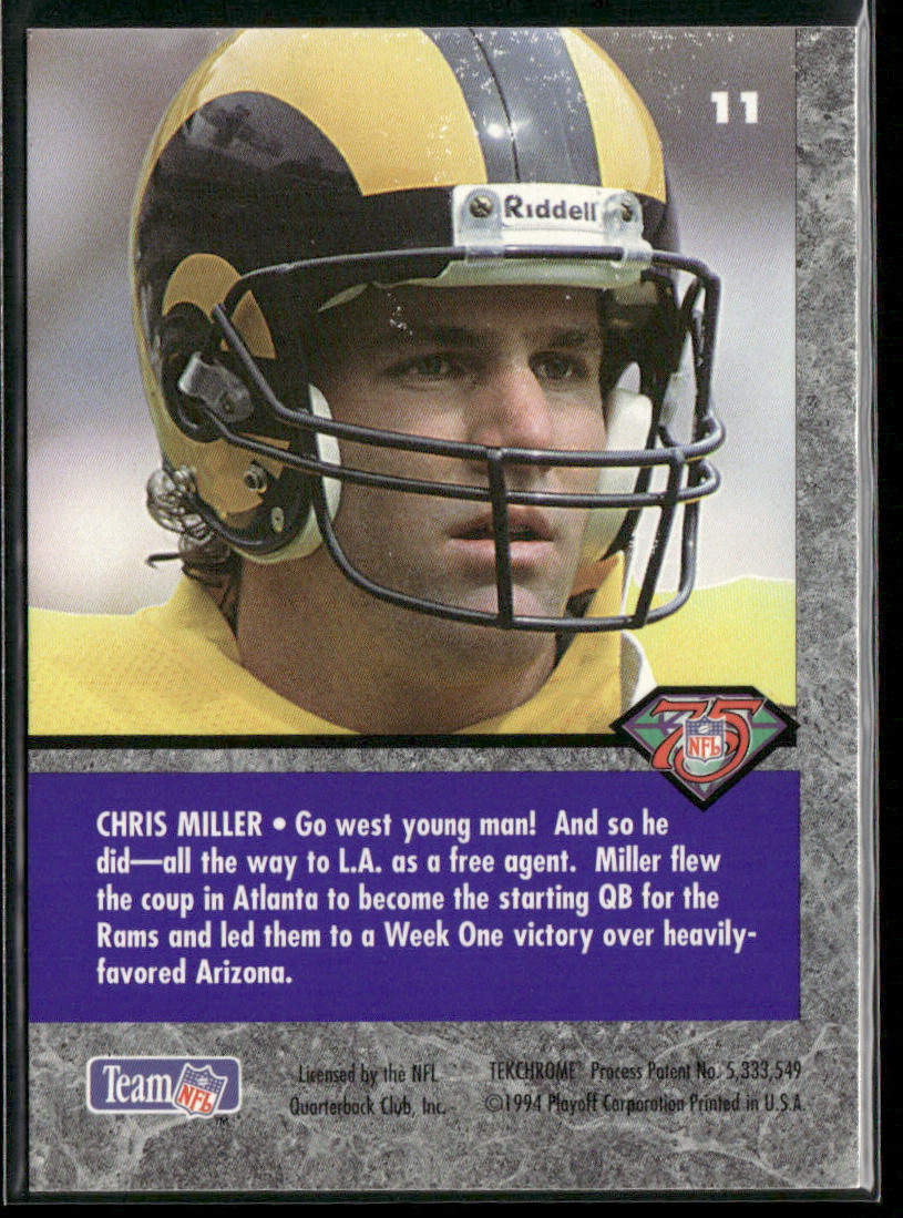 Chris Miller 1994 Playoff Contenders #11 Los Angeles Rams