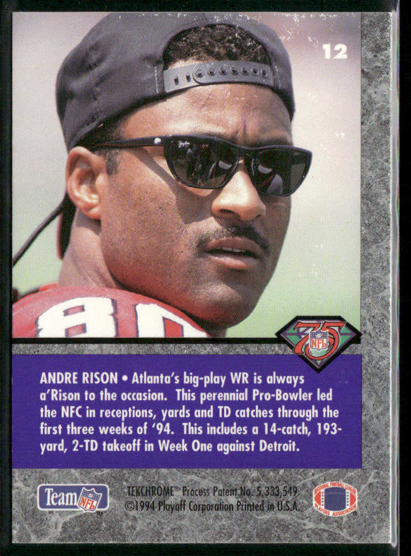 Andre Rison 1994 Playoff Contenders #12 Atlanta Falcons