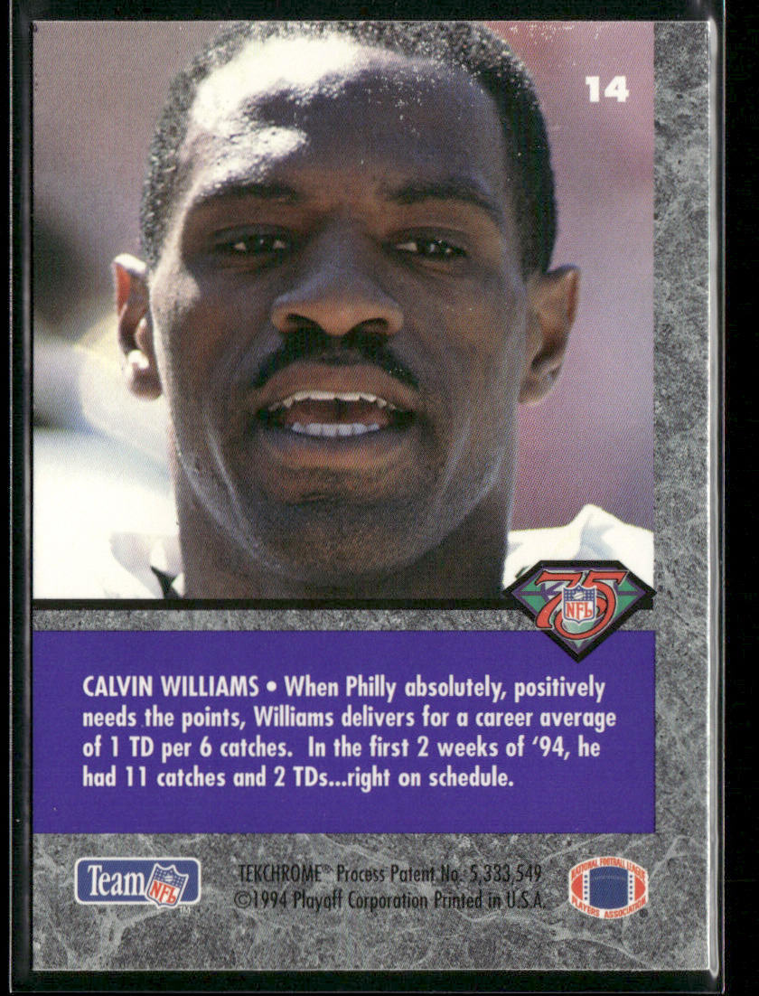 Calvin Williams 1994 Playoff Contenders #14 Philadelphia Eagles