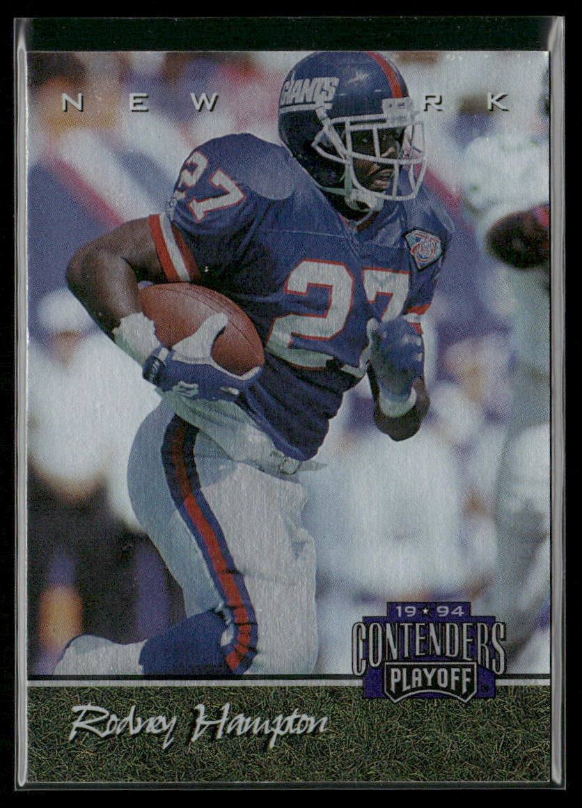Rodney Hampton 1994 Playoff Contenders #16 New York Giants