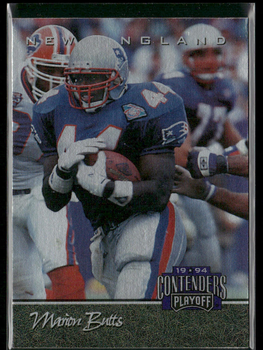 Marion Butts 1994 Playoff Contenders #17 New England Patriots
